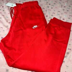 Nike Mens Red Joggers